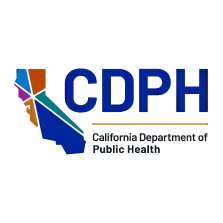 'California Department of Public Health' logo