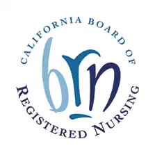 California Board of Registered Nursing logo